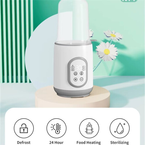 Multifunction Baby Bottle Warmer,Quick & Safe Heating, Night Use, Stable Temperature Control,Nursing Bottle Heater 2
