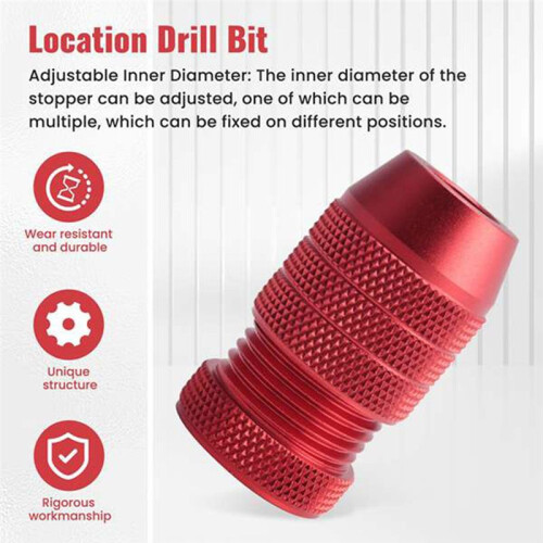 Drill Depth Stop for Drill Bits,Drill Stop Collar Limit Rings Locator Depth Stopper for Drilling 2-5mm 6-11mm Drill Bit 2