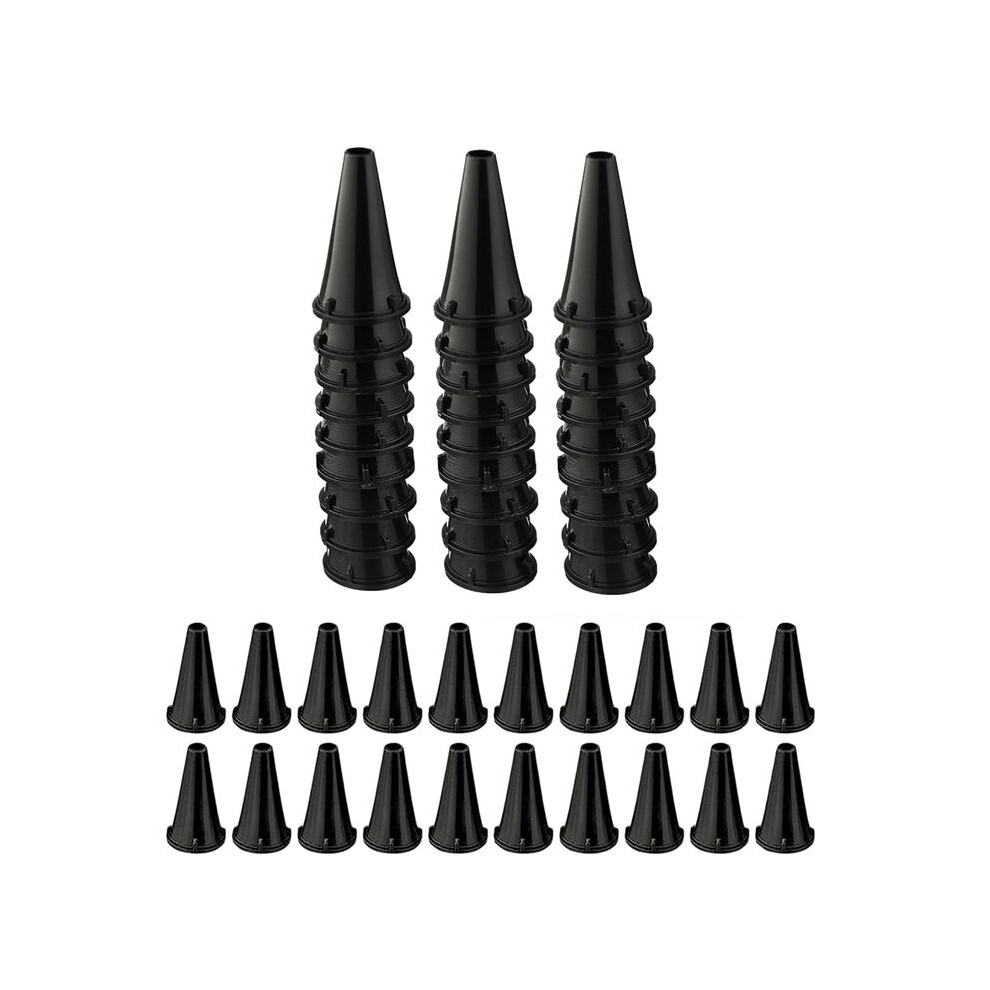 Exogio Diagnostic Otoscope Covers,Disposable Plastic Ear Otoscope Specula Tips 2.7Mm And 4.2Mm (25 Piece Of Each Size)