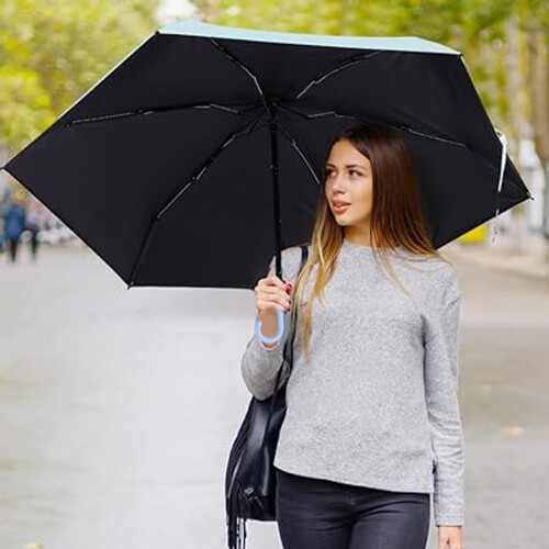 Umbrellas Manual Foldable Sun Umbrellas Sun-Dark Green 2