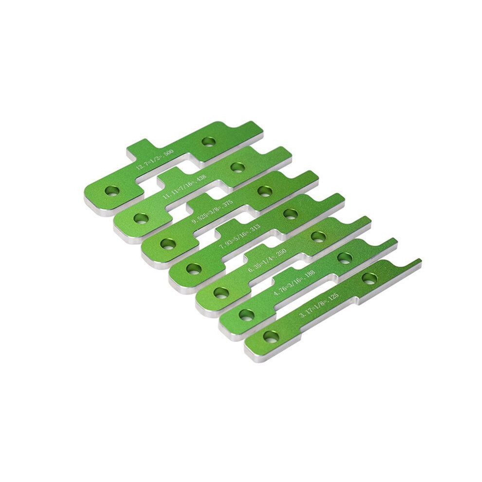 7Pcs Gauge Setup Blocks Woodworking Set Bars For Woodworking Table Saw Height Gauge Measuring Block 4712445974100