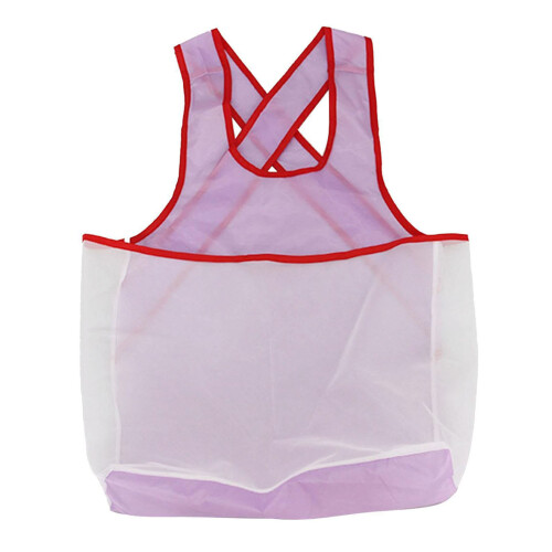 Sturdy Apron with Pockets Waterproof Laundry-Lilac mesh style