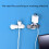 Pack of 6 Practical Kitchen Appliances Cord Management-White 5