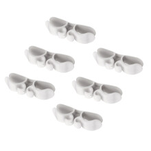 Pack of 6 Practical Kitchen Appliances Cord Management-White