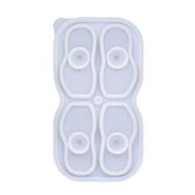 Ice Cube Tray for Cold Beverages Large Shoe Ice Making-Blue