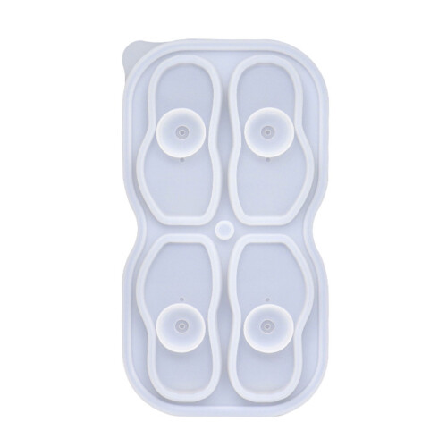 Ice Cube Tray for Cold Beverages Large Shoe Ice Making-Blue