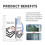1 Way Clear Glass Cleanser Spray Effective Stain-2 bottles 7