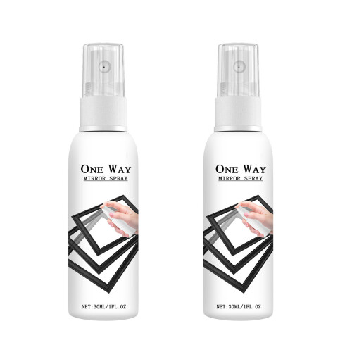 1 Way Clear Glass Cleanser Spray Effective Stain-2 bottles
