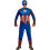 Captain America (M, Blue/Red) Captain America Mens Costume Set 1