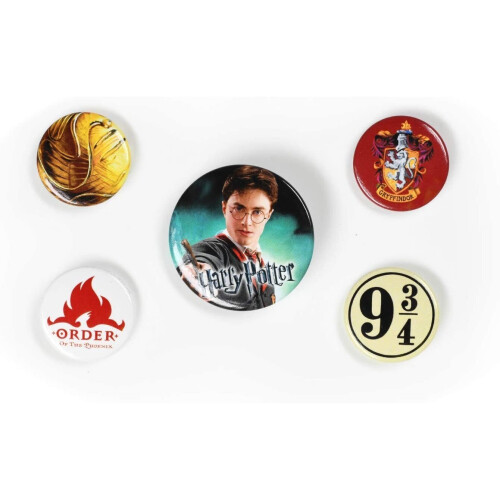 Harry Potter Harry Potter Gryffindor Badge Set (Pack of 5) 2
