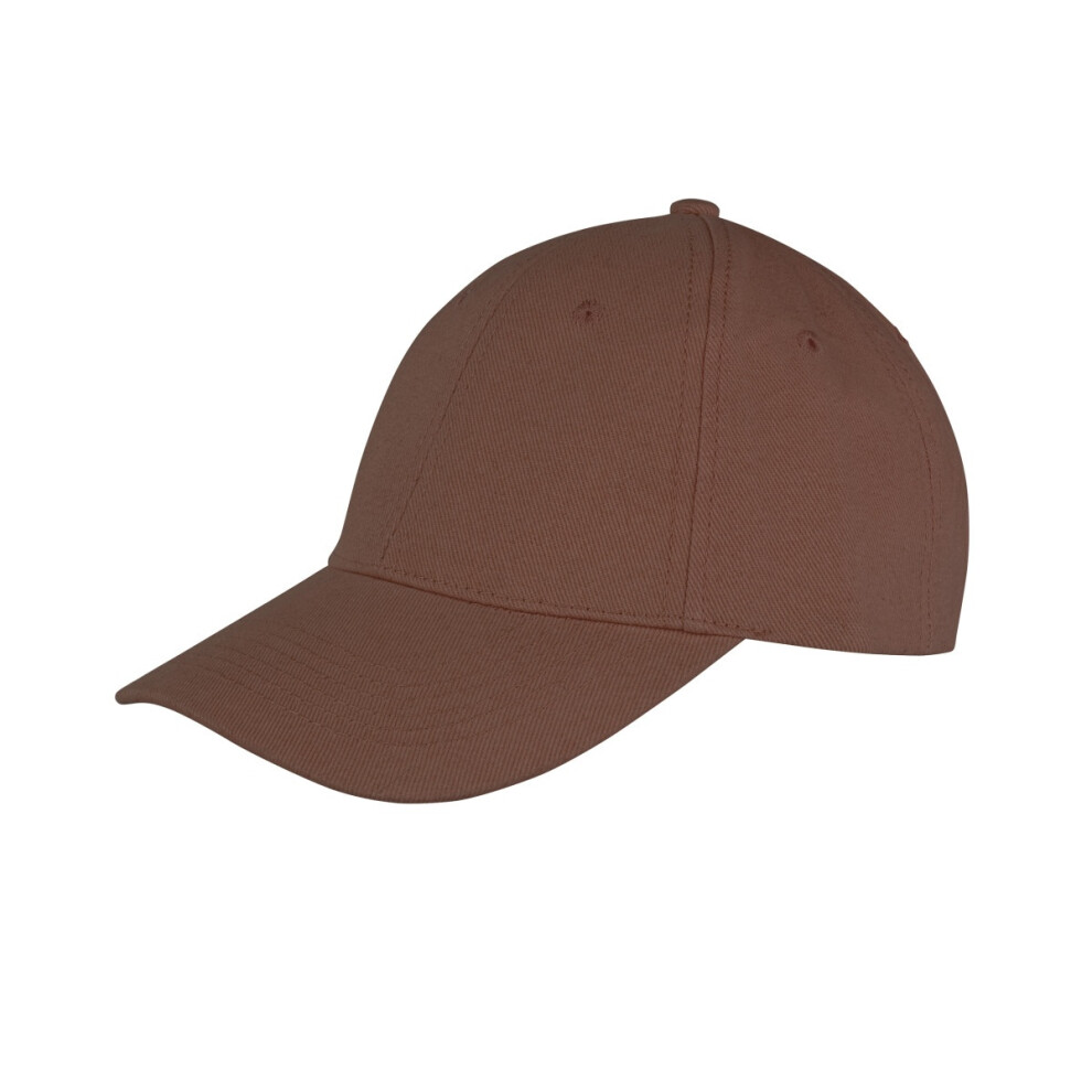 Result (One Size, Chocolate) Unisex Core Memphis 6 Panel Baseball Cap (Pack Of 2) Multicoloured