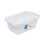 Wham Wham Cuisine Rectangular Food Storage Box White Lid 1.2L 1