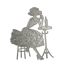 Dancing Girl Metal Cutting Dies Card Embossing DIY-JK030910