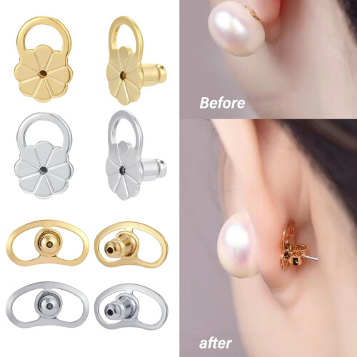 10pcs Comfortable Earring Backs Stylish Earring Backs-Style B 2