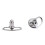 10pcs Comfortable Earring Backs Stylish Earring Backs-Style B 6