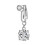 Comfortable No Piercing Belly Button Clip-round diamond 6 1