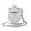 Stevige aluminium pillencontainer met 7 compartimenten voor-Wit 1