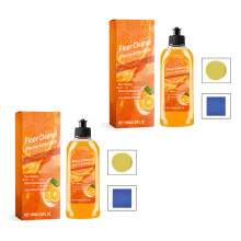 100ml Floor Cleaner Easy Cleaning Convenient Size Orange-2 sets