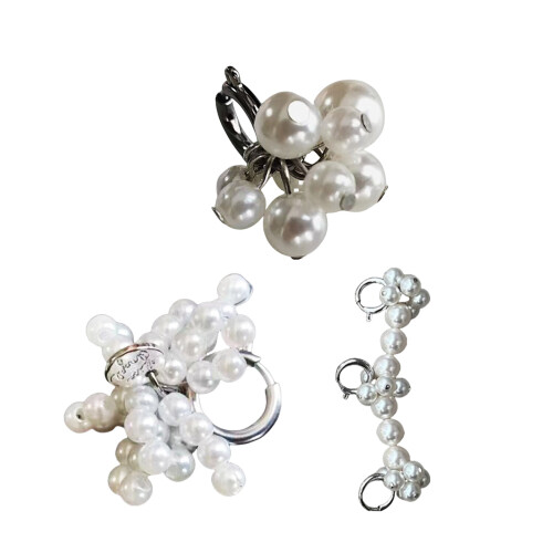 Pendentif à breloques en perles polyvalentes,-Style 2 1