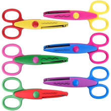 Kit pentru proiecte DIY, decupaje complexe și machete unice pentru albume de scrapbooking, foarfece inteligente pentru copii în culori asortate cu