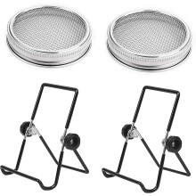 Sprouting Solutions, Multi Purpose Use In Any Setting, Non-slip Design Provides Safety, Stainless Steel Sprouting Stands For Durable Performance, Easy