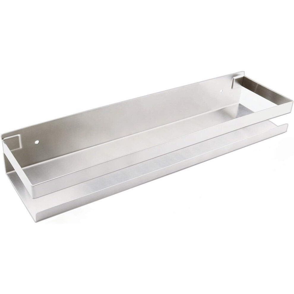 Country-Style Bathroom Shelf, Anodized Stainless Steel Rustproof Floating Shelves With Practical Design, Suitable For Various Environments, Easy 9004841745305