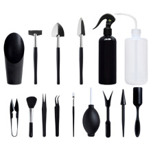 Gardening Tools Kit, Multi-Purpose Utility Scoops & Miniature Planting Scoops, 15PCS Set for Digging, Aerating & Transplanting, Easy to Clean Reusable