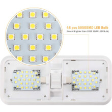 Luz de teto durável para RV, iluminação LED brilhante e uniforme de alta qualidade para diversos ambientes, design durável, eficiente em termos