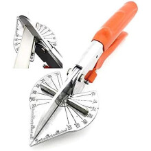 Multi-Tasking Cutting Tool, Adjustable Angle Scissors For Versatile Cuts On PVC Piping And Light Materials, Non-Slip Ergonomic Handle Ensures