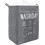 Laundry Hamper Solution For Compact Spaces, Collapsible Laundry Basket With Extended Handles And User-friendly Design, Gray Foldable Dirty Clothes 2