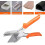 Multi-Tasking Cutting Tool, Adjustable Angle Scissors For Versatile Cuts On PVC Piping And Light Materials, Non-Slip Ergonomic Handle Ensures 4