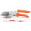 Multi-Tasking Cutting Tool, Adjustable Angle Scissors For Versatile Cuts On PVC Piping And Light Materials, Non-Slip Ergonomic Handle Ensures 3