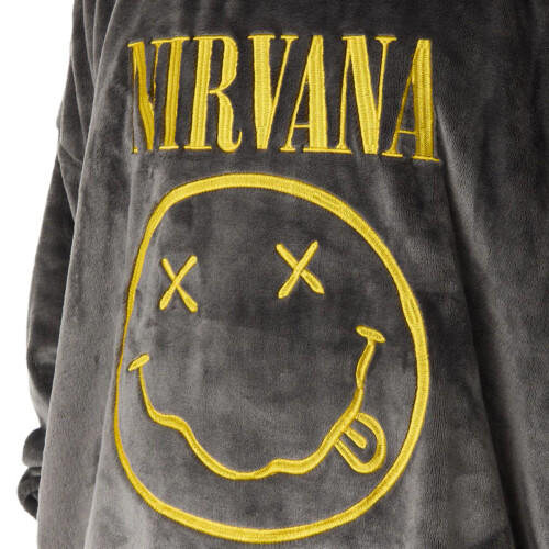 Nirvana Mens Logo Blanket Hoodie 2