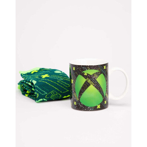 Xbox Xbox Childrens/Kids Logo Mug and Sock Set 1
