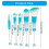Make-up-Pinsel-Set, Perlen-Make-up-Pinsel,-blauer Farbverlauf A 4