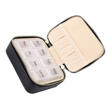 Travel Friendly Jewelry Storage Case with Multiple-Black