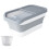 Grains Storage Tank Moistureproof Kitchen Rice Storage-Gray 1