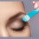 Make-up-Pinsel-Set, Perlen-Make-up-Pinsel,-blauer Farbverlauf A 6