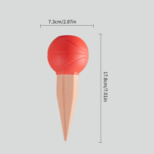 4 Stück selbstbewässernde Spikes in Basketball-Form, 2