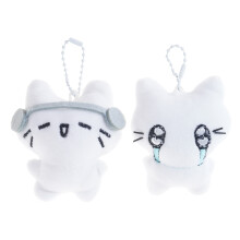 Pendentif de sac souple, 2 pièces, porte-clés en peluche,