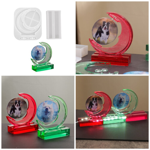 Home Decoration Silicone Mold for Rotating Frame Versatile Photo 1