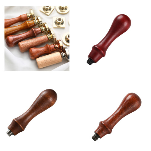 Seal Stamp Handle Replacement Wood Handle-No. 3 wooden pattern 2