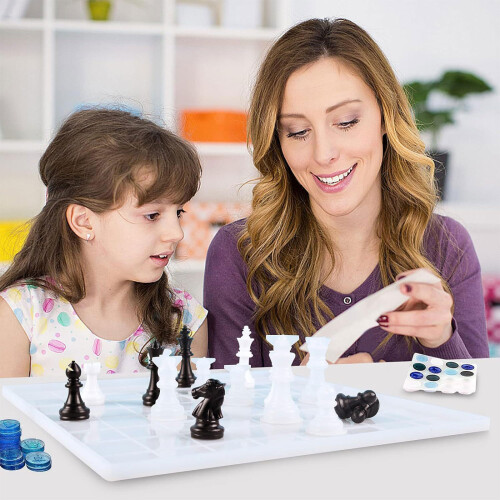 Elegant Chess Pieces Display Stand Acrylic-B bracket x mold 2