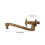 Rustic Copper Garden Tap Extended Reach for Distant Water Sources 2