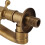 Rustic Copper Garden Tap Extended Reach for Distant Water Sources 10
