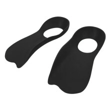 Fußfehlstellung Orthopädische Fersen-Einlegesohlen, Bogenstütze, Schwarz, S (28–34)