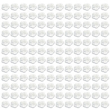 Ensemble de 200 pendentifs lettres florales-argent brillant