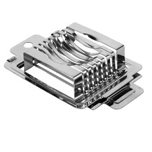 Kitchen Dicer Stainless Steel Blades Egg Cutter With Stable Base Dishwasher Safe Easy To Use Ergonomic Design Adjustable Cutting Tool 3 Slice Modes