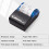 Bisofice Mini Portable Thermal Printer 2" Wireless USB Receipt Printer 1500mAh 11