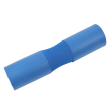Blue Foam Squat Pad with 2 Straps, Thickened Cushion for Gym